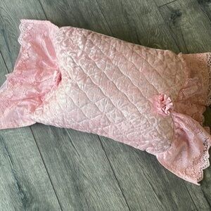 Pillowcase Pink lace rose satiny pillowcase